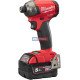Akční sada aku hydraulický rázový utahovák 1/4" Milwaukee M18 FQID-501B