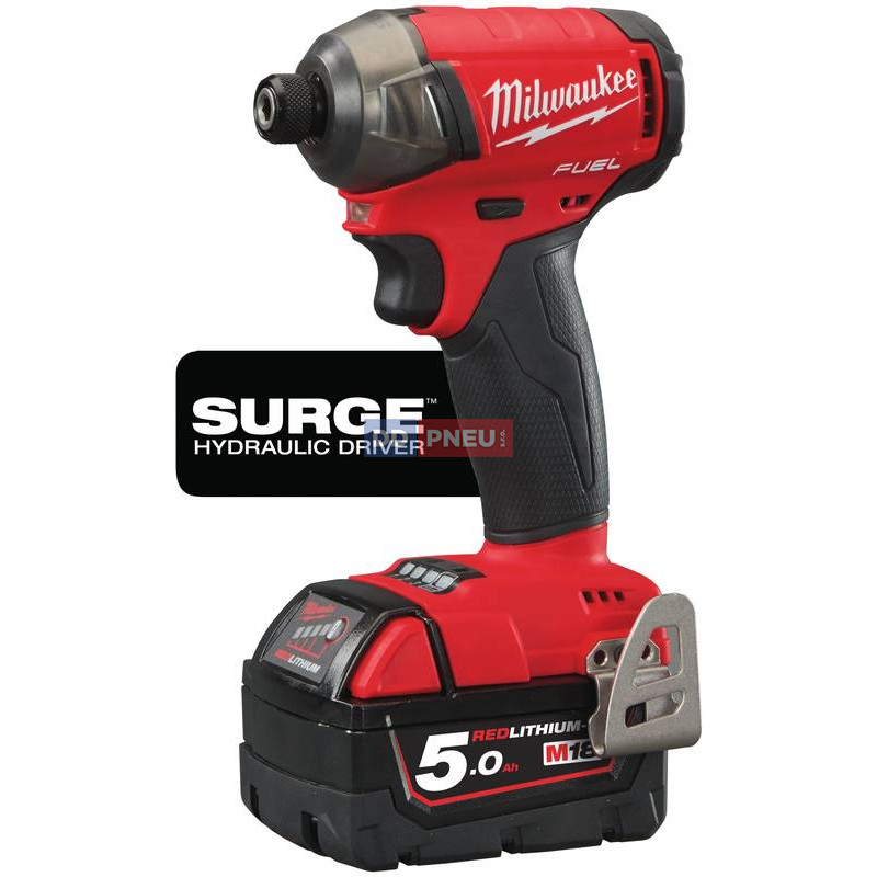 Akční sada aku hydraulický rázový utahovák 1/4" Milwaukee M18 FQID-501B