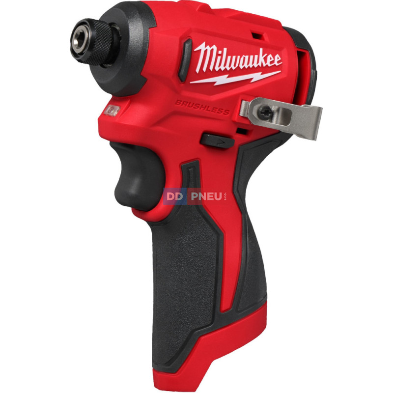 Aku kompaktní bezuhlíkový rázový utahovák MILWAUKEE M12 BLIDRC-0