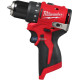 Aku kompaktní bezuhlíkový šroubovák MILWAUKEE M12 BLDDRC-0