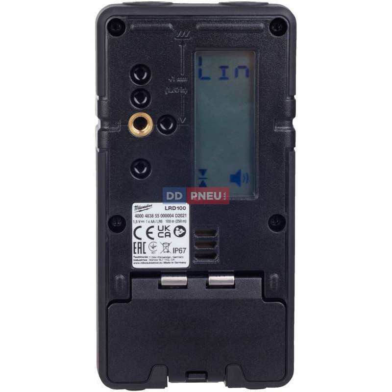 Detektor liniového a rotačního laseru Milwaukee LRD100