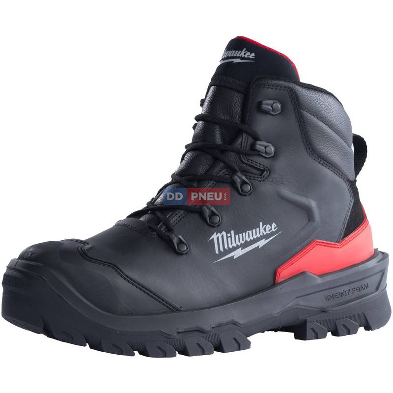 Bezpečnostní boty MILWAUKEE Armourtred™ S3S 1M110111W – kožené, černé, EU 43