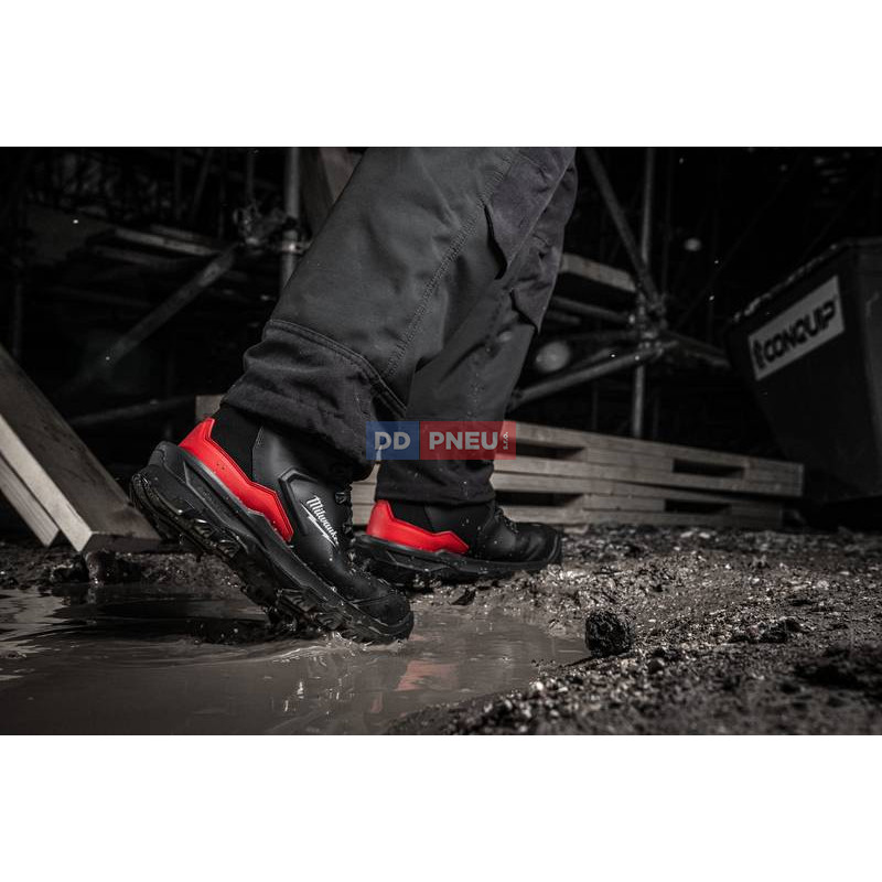 Bezpečnostní boty MILWAUKEE Armourtred™ S7S 1H110111W – kožené, černé, EU 43