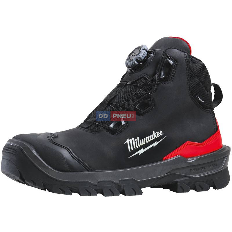 Bezpečnostní boty MILWAUKEE Armourtred™ S7S B1M110111W – kožené, černé, BOA, EU 41