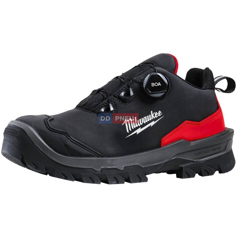 Bezpečnostní polobotky MILWAUKEE Armourtred™ S3S B1L110111W – mikrovlákno, černé, EU 39