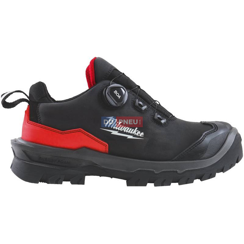 Bezpečnostní polobotky MILWAUKEE Armourtred™ S3S B1L110111W – mikrovlákno, černé, EU 39