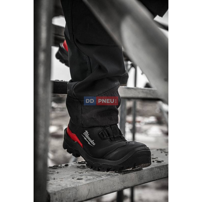 Bezpečnostní polobotky MILWAUKEE Armourtred™ S3S B1L110111W – mikrovlákno, černé, EU 39