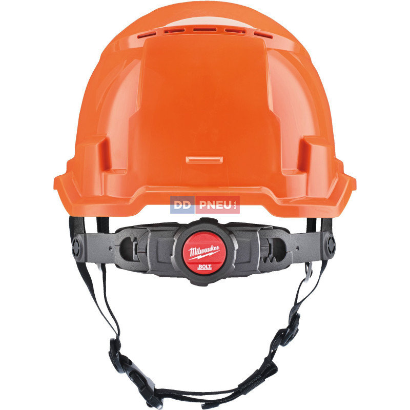 Přilba Milwaukee BOLT™100 – odvětrávaná, s podbradním páskem, oranžová