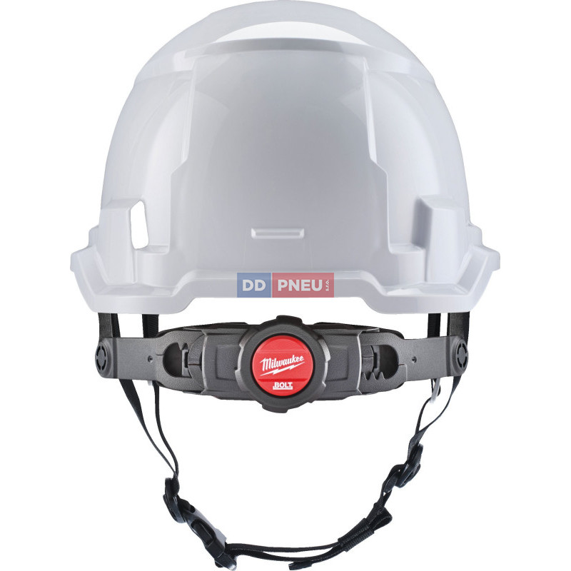 Přilba Milwaukee BOLT™100 – neodvětrávaná, s podbradním páskem, bílá