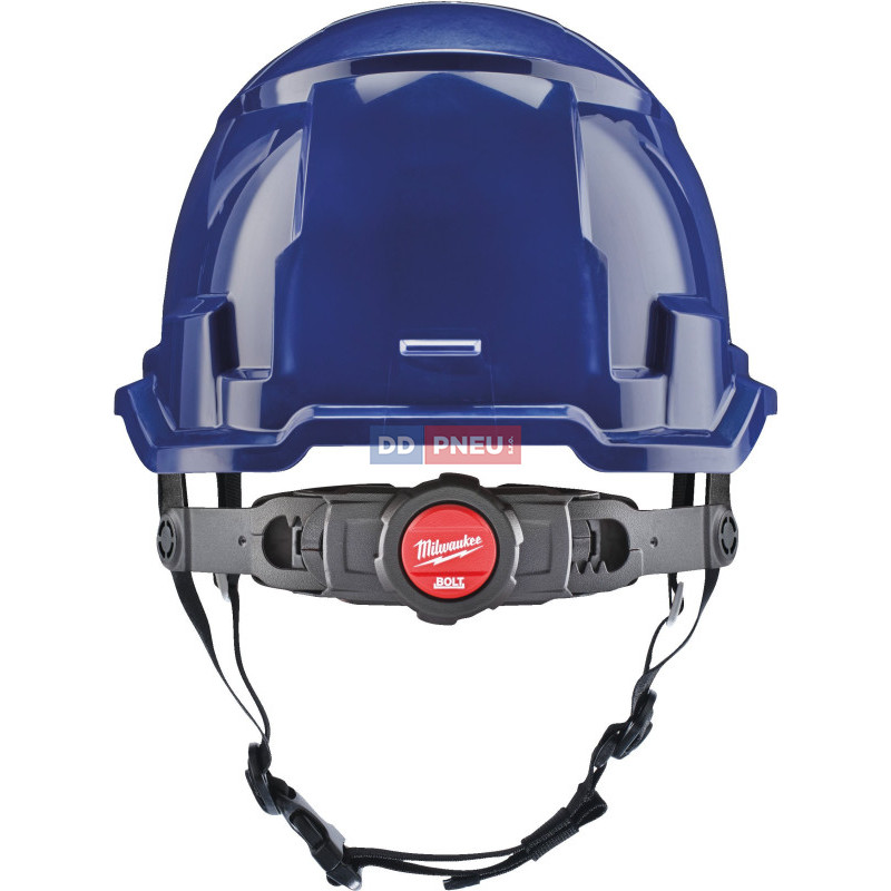 Přilba Milwaukee BOLT™100 – neodvětrávaná, s podbradním páskem, modrá