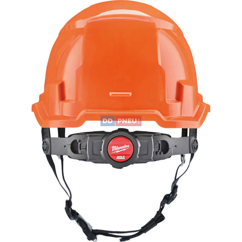 Přilba Milwaukee BOLT™100 – neodvětrávaná, s podbradním páskem, oranžová