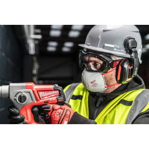 Ochranné uzavřené odvětrávané brýle Milwaukee – čiré, široké