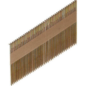 Hřebíky s kulatou hlavou, 34°, s kroužkovým nebo hladkým dříkem 34° D-Head 50 mm / RS / G / SC2 - 2.200 pc