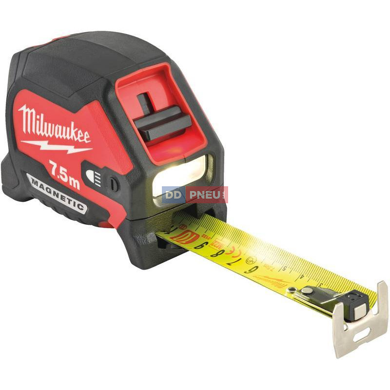 LED magnetický svinovací metr MILWAUKEE – délka 7.5 m