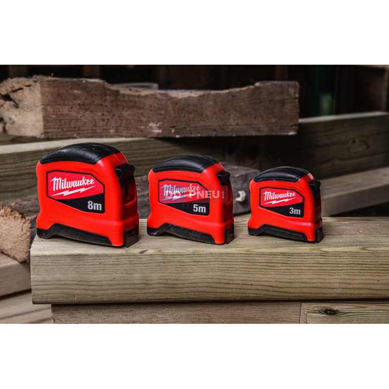 Svinovací metr Milwaukee SLIM (2. gen.) – 8m