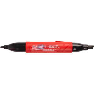 Značkovač s dvojitým hrotem MILWAUKEE INKZALL™ – sešikmený/tenký