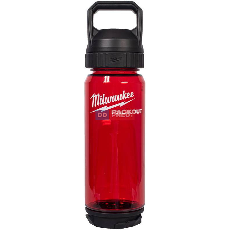 Plastová lahev Milwaukee PACKOUT™ – červená, 740 ml