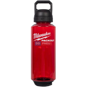 Plastová lahev Milwaukee PACKOUT™ – červená, 1420 ml