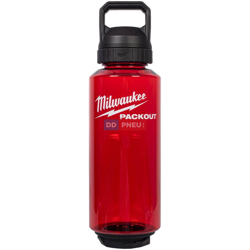 Plastová lahev Milwaukee PACKOUT™ – červená, 1420 ml