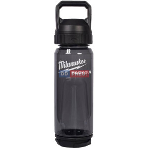 Plastová lahev Milwaukee PACKOUT™ – černá, 740 ml
