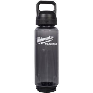 Plastová lahev Milwaukee PACKOUT™ – černá, 1005 ml