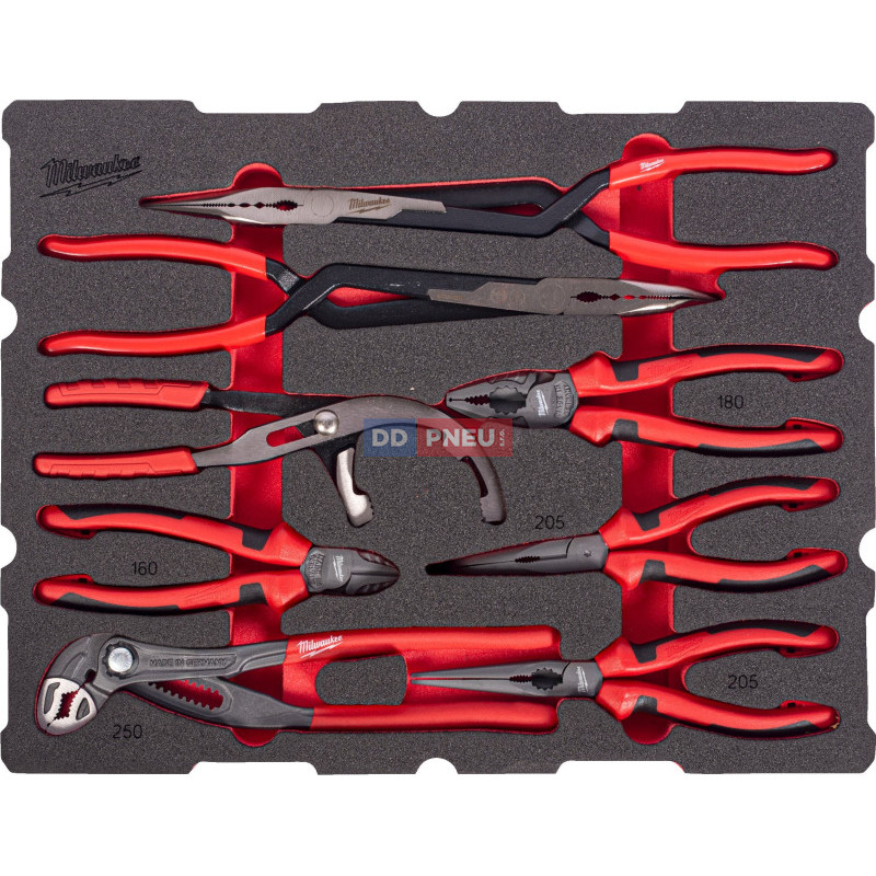 Pěnová vložka MILWAUKEE PACKOUT™ sada kleští – 8 ks
