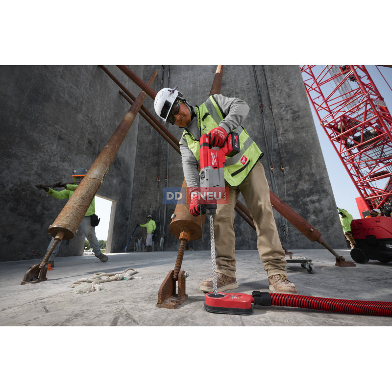 Aku odsávač prachu pro 32mm SDS-Plus kladivo Milwaukee M18 FDDEL32-0 – bez baterie
