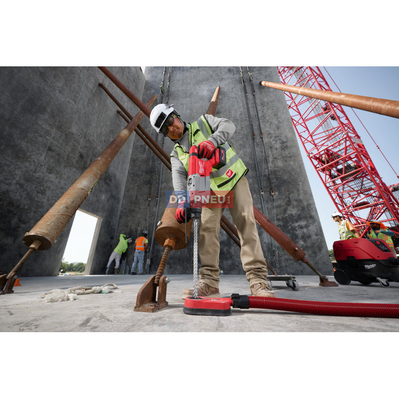 Aku odsávač prachu pro 32mm SDS-Plus kladivo Milwaukee M18 FDDEL32-0 – bez baterie
