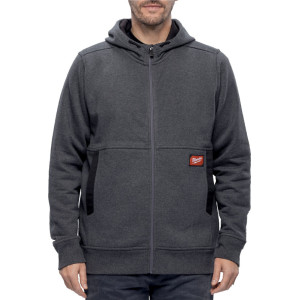 Pracovní mikina se zipem a kapucí Milwaukee GRIDIRON™ WHZ – šedá, L