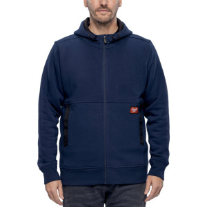 Pracovní mikina se zipem a kapucí Milwaukee GRIDIRON™ WHZ – modrá, XXXL