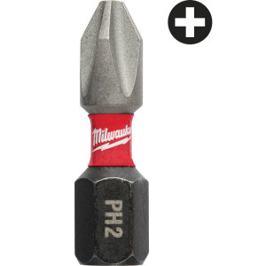 Šroubovací bity Milwaukee SHOCKWAVE™ Impact Duty™ PH2 x 25 mm – 2 ks Šroubovací bity Milwaukee SHOCKWAVE™ Impact Duty™ PH2 x 25 mm – 2 ks
