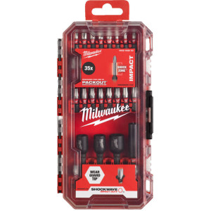 Sada bitů a nástrčných klíčů MILWAUKEE SHOCKWAVE – 35 ks