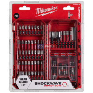 Sada bitů a nástrčných klíčů MILWAUKEE SHOCKWAVE – 75 ks Sada bitů a nástrčných klíčů MILWAUKEE SHOCKWAVE – 75 ks