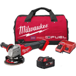 Akční sada aku úhlová bruska Milwaukee M18 FSAG125X-501B Akční sada aku úhlová bruska Milwaukee M18 FSAG125X-501B