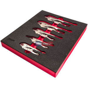 Pěnová vložka se sadou upínacích kleští MILWAUKEE – 5ks