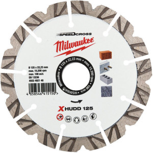 Diamantový kotouč MILWAUKEE Speedcross XHUDD – 125 mm Diamantový kotouč MILWAUKEE Speedcross XHUDD – 125 mm