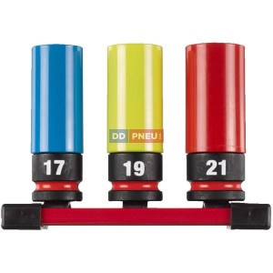 Průmyslové hlavice 1/2" Milwaukee Schockwave – 17, 19, 21 mm Průmyslové hlavice 1/2" Milwaukee Schockwave – 17, 19, 21 mm