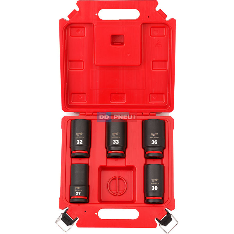 Sada 3/4" nástavců MILWAUKEE SHOCKWAVE – 5 ks