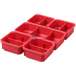 Sada přihrádek pro MILWAUKEE PACKOUT™ štíhlé organizéry – 5 ks Sada přihrádek pro MILWAUKEE PACKOUT™ štíhlé organizéry – 5 ks