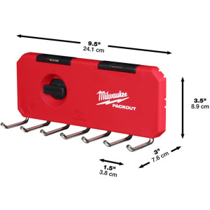MILWAUKEE PACKOUT™ řada malých háčků – 1 ks MILWAUKEE PACKOUT™ řada malých háčků – 1 ks