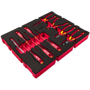 Pěnová vložka MILWAUKEE PACKOUT™ s elektrikářskou sadou – 9 ks Pěnová vložka MILWAUKEE PACKOUT™ s elektrikářskou sadou – 9 ks