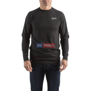 Hybridní triko s dlouhým rukávem Milwaukee HT LS GR – černé