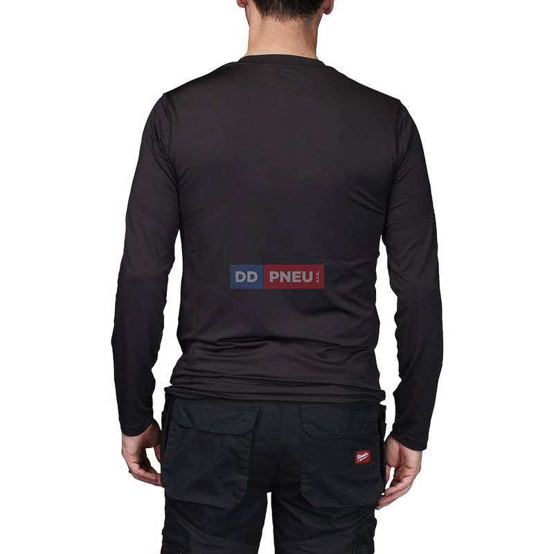 Spodní triko s dlouhým rukávem Milwaukee WORKSKIN™ CWB LS BL – černé
