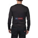 Spodní triko s dlouhým rukávem Milwaukee WORKSKIN™ CWB LS BL – černé