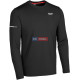 Spodní triko s dlouhým rukávem Milwaukee WORKSKIN™ CWB LS BL – černé