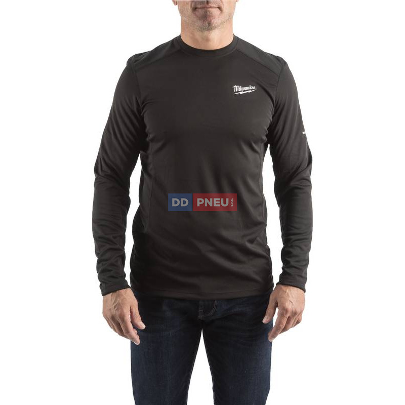 Tričko s dlouhým rukávem do teplého počasí  Milwaukee WORKSKIN™ Performance WW LS BL – černé
