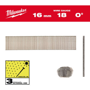 Drátěné hřebíky, velikost 18, nerezové – délka 16 mm Drátěné hřebíky, velikost 18, nerezové – délka 16 mm