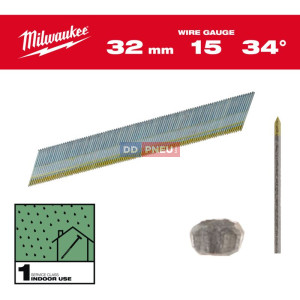 Dokončovací hřebíky, velikost 15, pozinkované – délka 32 mm Dokončovací hřebíky, velikost 15, pozinkované – délka 32 mm