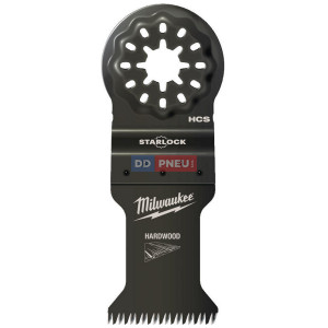 Bimetalový nůž MILWAUKEE pro ponorné řezy do dřeva s geometrií – šířka 35 mm