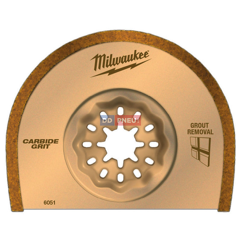 Nůž MILWAUKEE s karbidovými zrny pro odstraňování spárovací hmoty – tloušťka 1,2 mm